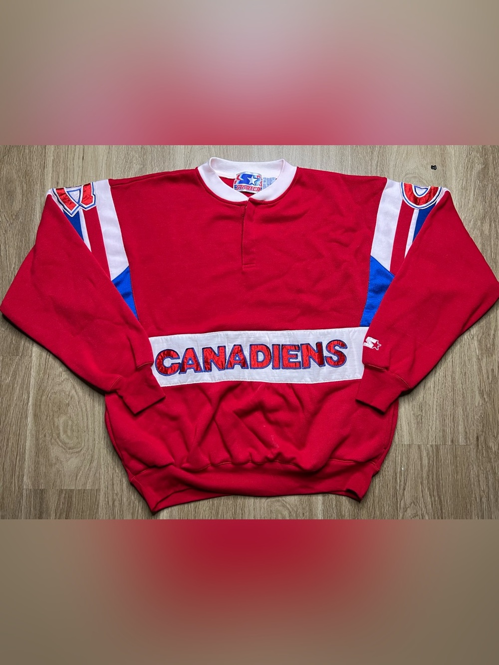 Vintage 1980’s Montreal-Canadiens Starter Pullover Sweater Sz XL